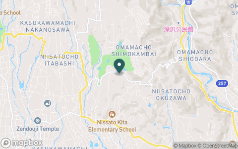 赤城カントリー倶楽部の地図