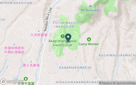 赤城国際カントリークラブの地図