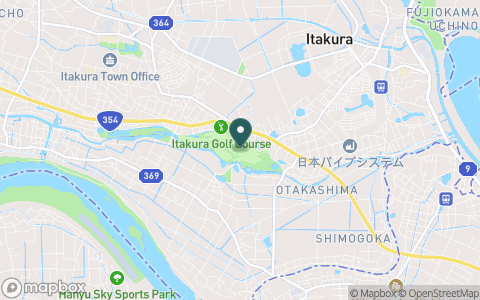 板倉ゴルフ場の地図