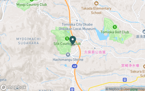 シルクカントリー倶楽部の地図