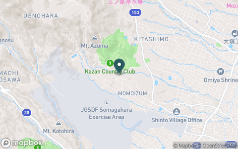 霞山カントリー倶楽部の地図