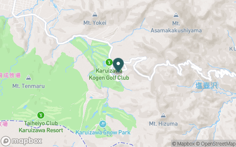 軽井沢高原ゴルフ倶楽部の地図