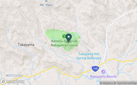 関越ゴルフ倶楽部　中山コースの地図