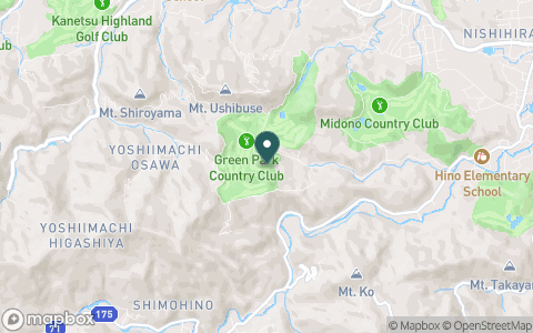 グリーンパークカントリークラブの地図