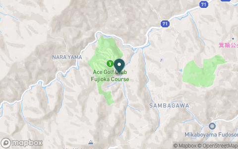エースゴルフ場の地図