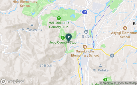 上武カントリークラブの地図