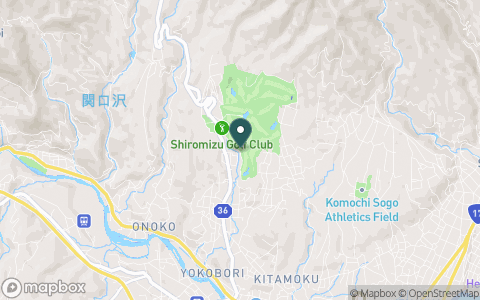 白水ゴルフ倶楽部の地図