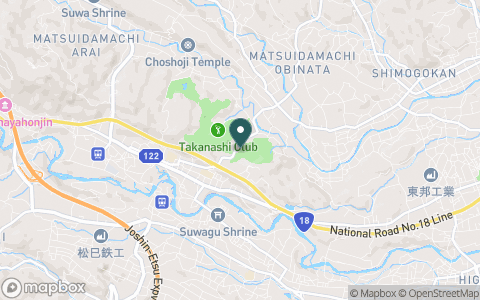 高梨子倶楽部の地図