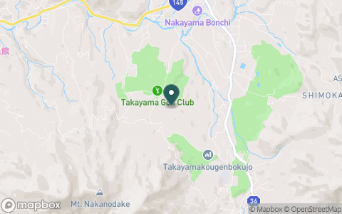 高山ゴルフ倶楽部の地図