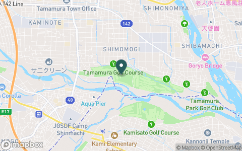 玉村ゴルフ場の地図