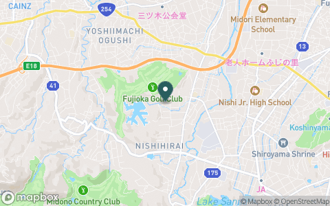 藤岡ゴルフクラブ（群馬県）【アコーディア・ゴルフ】の地図