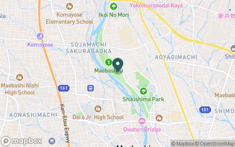 前橋ゴルフ場の地図