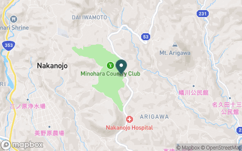 美野原カントリークラブの地図