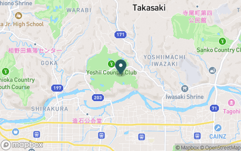 吉井カントリークラブの地図