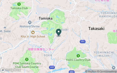 ＰＧＭ富岡カントリークラブ　ノースコース【ＰＧＭ】の地図