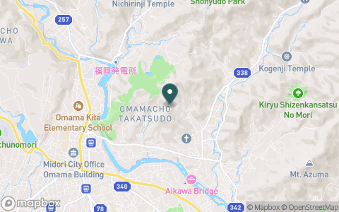 大間々ゴルフクラブの地図