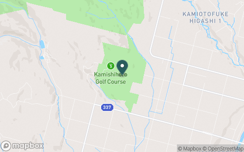 上士幌ゴルフ場の地図