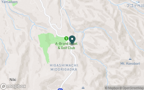 エーヴランドゴルフクラブの地図