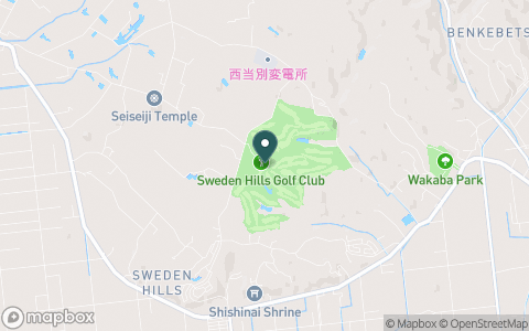 スウェーデンヒルズゴルフ倶楽部の地図