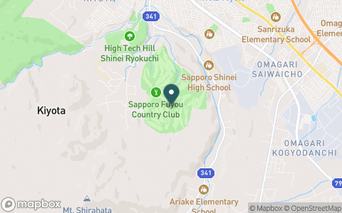 札幌芙蓉カントリー倶楽部の地図