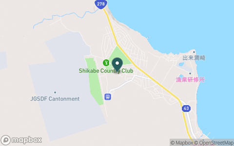 鹿部カントリー倶楽部の地図