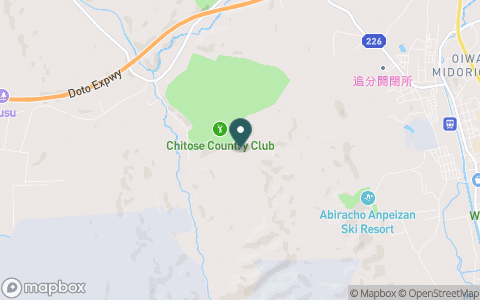 千歳カントリークラブ（北海道）の地図