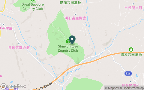 新千歳カントリークラブ【ＰＧＭ】の地図