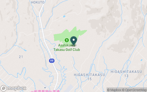 旭川たかすゴルフクラブの地図