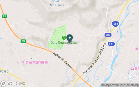 伊達カントリークラブの地図