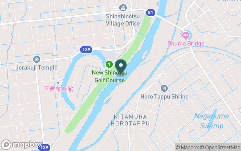 ニューしのつゴルフ場の地図