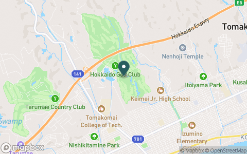 北海道ゴルフ倶楽部の地図