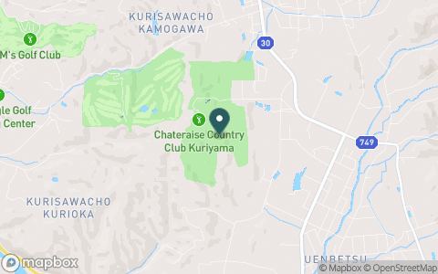 シャトレーゼカントリークラブ　栗山の地図