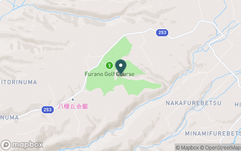 富良野ゴルフコースの地図