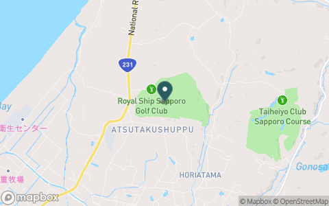 ロイヤルシップ札幌ゴルフ倶楽部の地図