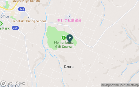 女満別ゴルフコースの地図