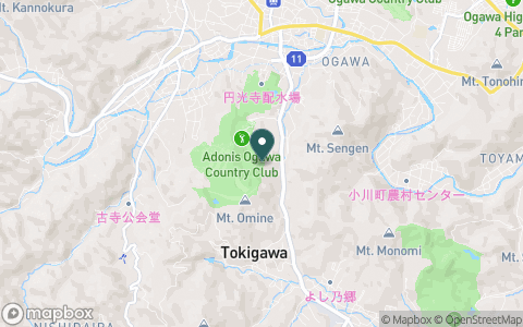アドニス小川カントリー倶楽部【アコーディア・ゴルフ】の地図