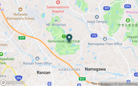 おおむらさきゴルフ倶楽部【アコーディア・ゴルフ】の地図