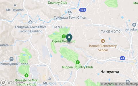 越生ゴルフクラブの地図