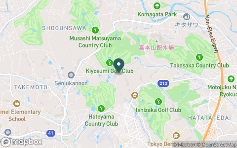 清澄ゴルフ倶楽部の地図