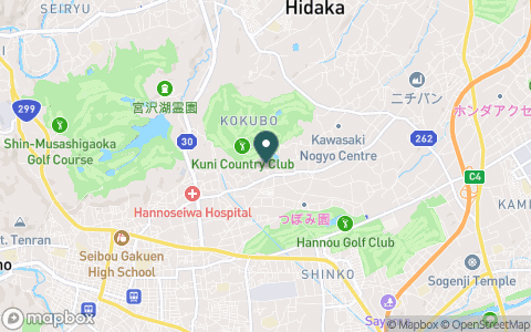 久邇カントリークラブの地図