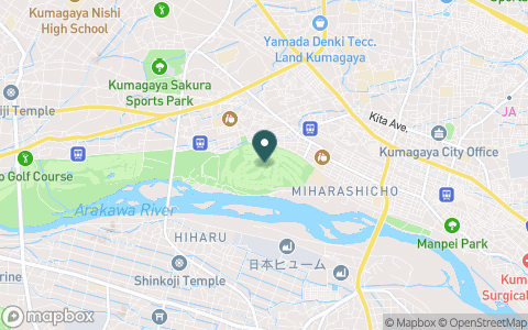 熊谷ゴルフクラブの地図