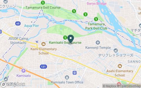 上里ゴルフ場の地図