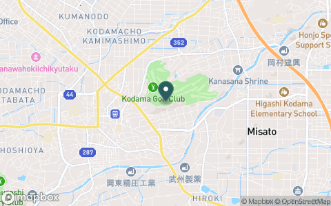 こだまゴルフクラブの地図