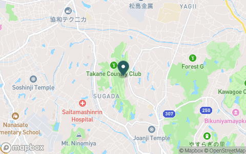 高根カントリー倶楽部の地図