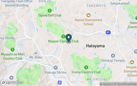 日本カントリークラブの地図