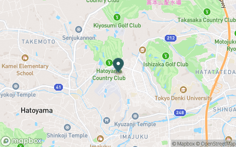 鳩山カントリークラブの地図
