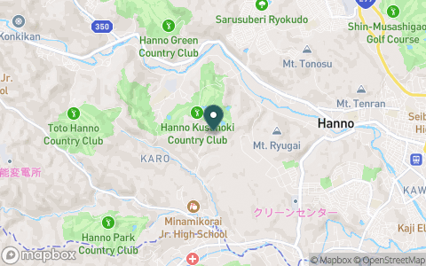 飯能くすの樹カントリー倶楽部【ＰＧＭ】の地図