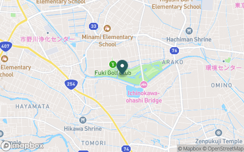 富貴ゴルフ倶楽部【ＰＧＭ】の地図