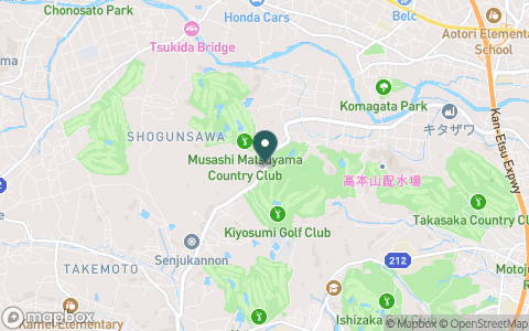 武蔵松山カントリークラブの地図