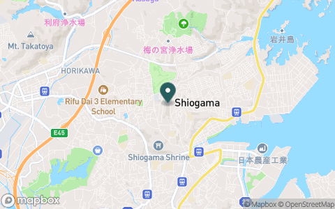 仙塩ゴルフ倶楽部　浦霞コースの地図